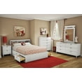 thumbnail image 3 of South Shore Spark Kid's Bookcase Headboard, Full, White, 3 of 3