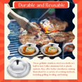 thumbnail image 5 of 24 Conchas de Acero Inoxidable Reutilizables para Asar A la Parrilla, Multiusos, para Preparar Ostras, Almejas Al Horno, Vieiras y Mariscos., 5 of 5