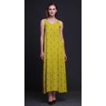 thumbnail image 3 of Bimba Rayon Block Womenâ€™s Adjustable Spaghetti Strap Long Maxi Print Dress Bohemian-Medium, 3 of 5