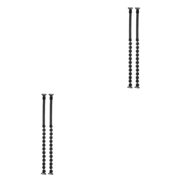Qarigey 1 par de correas para sujetador, accesorio DIY, poliéster, antideslizante, práctica bolsa de instalación, cuerda, pieza reemplazada tipo 10 2piezas