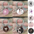 thumbnail image 2 of LLavero de bailarina con nombre personalizado, llavero de zapatos de baile de niña de Ballet, personalización privada, 2 of 4