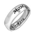 thumbnail image 2 of Opolski Mother's Day Gift I Love You Carved Letter Finger Ring Mom-Daughter Jewelry, 2 of 6