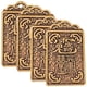 thumbnail image 5 of piezas de colgante de latón del año del conejo, llavero de latón, etiquetas decorativas de latón, 5 of 5