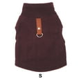 thumbnail image 4 of Methold Ropa para perros, camisa a rayas para cachorros, chaleco cálido para cachorros, traje con correa para otoño e invierno, sudadera para Type3 NO3, 4 of 6