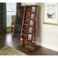 thumbnail image 3 of Powell Cheval Photo Jewelry Armoire With Five-Photo Display, White, 3 of 16