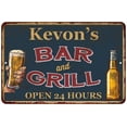 thumbnail image 1 of Kevon's Green Bar and Grill Metal Sign 8x12 Decor 108120044270, 1 of 1