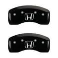 thumbnail image 2 of MGP 4 Caliper Covers Engraved Front & Rear Honda Red finish silver ch Fits select: 2003-2007 HONDA ACCORD EX, 2 of 2