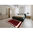 thumbnail image 5 of Ahgly Company Machine Washable Indoor Round Contemporary Camel Brown Area Rugs, 5' Round, 5 of 7