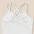 thumbnail image 6 of Ballet Leotards for Teens Classic Spaghetti Strap Girls White Dance Leotard Kids Ballet Outfit Leotards for Girls 6-7 Years, 6 of 8