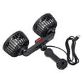 thumbnail image 3 of Dual Head Car Fan Portable Vehicle 360° Rotatable Auto Cooling Cooler 12V, 3 of 11