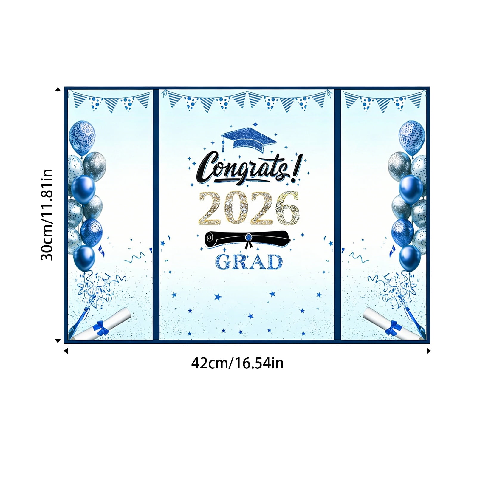 Graduation Season 1PC Guest Book, Black Signature Book with 2026 Grad Cap & Gold Confetti Design, for Graduation Party Sign-in, Birthday Gift, Graduation Signature, Retirement Farewell - Black, with