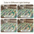 thumbnail image 7 of ODIKA 2'x3' Washable Accent Rug Pet Friendly, Bedside Mat Dolphin Ocean Turtle Marine Reef Themed Theme Coral Motifs Print for Bedroom, Nursery, RV, 7 of 7