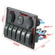 thumbnail image 4 of Panel de control de interruptor de luz LED de 6 bandas Ranura USB doble para barco marino Coche RV Camión Ehuebsd Accesorios para autos y motos, 4 of 9