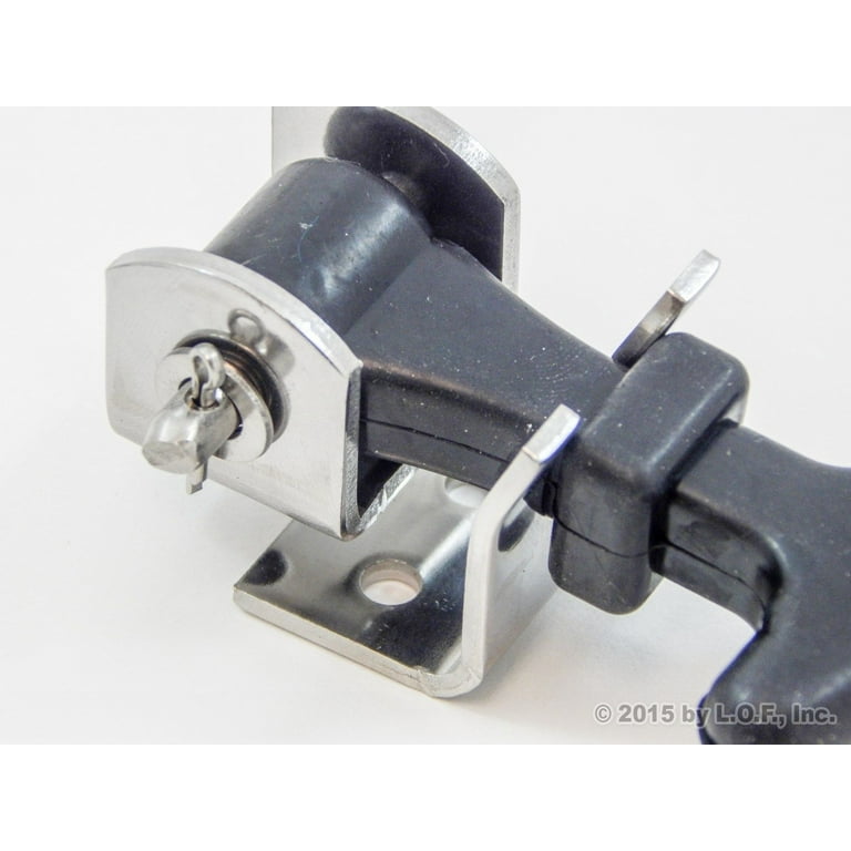 【U LAN】Double line stopper hood Rubber Hood Latch Catch Hold-Down Kit 2.5 Inch Mini Easy