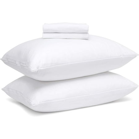 Guardmax Bed Bug Waterproof Pillow Protector Zippered 2 Pack