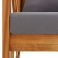 thumbnail image 6 of vidaXL 5 Piece Patio Lounge Set with Cushions Solid Acacia Wood, 6 of 9