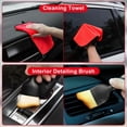 thumbnail image 2 of Windshield Cleaner Tool, 17Pcs Red Car Interior Cleaning Kit, Car Detailing Kit Interior Cleaner, Car Detailing Brushes, Car Cleaning Gel, Inside Cleaning Supplies Accessories for Women Girls, 2 of 7