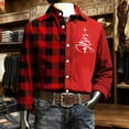 thumbnail image 2 of Lumeqa Christmas Shirts for Men Long Sleeve Button Down Dress Shirt Novelty Hawaiian Tops Ugly Xmas Holiday Party Clothes, 2 of 5