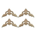 thumbnail image 1 of Apliques de madera Soledad para esquinas diseño de flores 12cmx12cmx0.8cm, 1 of 10