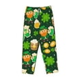 thumbnail image 4 of Haiem St Patrick's Day10 Women's Pajama Pants Ultra Lightweight Pjs Bottoms Sleepwear Bottom Pants With Pocket Drawstring-XX-Large, 4 of 9