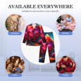 thumbnail image 7 of KLL Colorful Stone World Sleepwear Mens Flannel Pajamas,Long Cotton Pj Set, 7 of 7