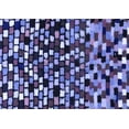 thumbnail image 1 of Ahgly Company Indoor Rectangle Abstract Blue Modern Area Rugs, 2' x 4', 1 of 4