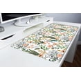 thumbnail image 2 of Desk Mat, Extended Large Gaming Mouse Pad, XXL Keyboard Pad Desktop Protector Mat（31.5x15.75 in）, Mousepad with Non-Slip Rubber Base and Tightly Stitched Edges, Beautiful Floral, 2 of 5