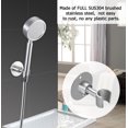 thumbnail image 4 of Soporte para cabezal de ducha BokWin de acero inoxidable, ajustable 360°, 4 of 7