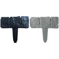 thumbnail image 1 of WUSUOWEI 20PCS Imitation Stone Garden Fence,Stone form Design,Retaining Edging Border,Cobbled Effect Decor,Edging Border Decorative Panels Flower Bed Path,Outdoor,Picket Yard,Grass Edge Supply, 1 of 6