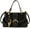 Black, variant on Women's Vintage Suede Leather Handbag - Retro Top Handle Crossbody Purse, Metal Charm Fall Tote (5 Colors)