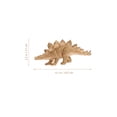 thumbnail image 2 of 8Pcs Decorative Dinosaur Models Simulation Toys Desktop Adornments (Golden), 2 of 8