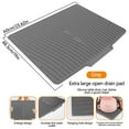thumbnail image 7 of 2025 Silicone Dish Drying Mat for Kitchen Counter, Extra Large Dish Drying Pad, Built in Drain Kitchen Drying Mat, Heat & Water Resistant Silicone Dish Drying Mats, 7 of 7