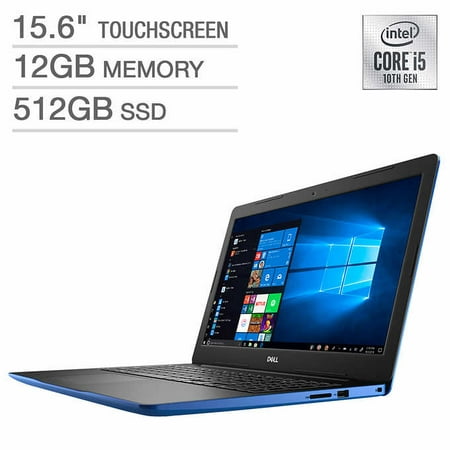 Dell i3593-5551BLU-PUS Inspiron 15 3000 Series Touchscreen Laptop - 10th Gen Intel Core i5-1035G1 - 1080p - Blue Notebook 15.6