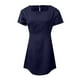 thumbnail image 5 of Vestido informal de manga corta con cuello cuadrado para mujer - Vestido mini con volantes de poliéster, tallas S-XL, 5 of 5