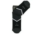thumbnail image 6 of Nike Men's  Golf Elite Cushioned Crew Socks sz 4 (10-11.5) Black Reflective Running, 6 of 7