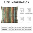 thumbnail image 5 of JEUXUS Wood Throw Pillow Cover Vintage Colorful Wooden Plank Texture Decorative Rectangular Pillowcase for Sofa and Bed Couch, 5 of 5