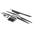 thumbnail image 3 of Car Interior Decoration Trim Kit,9pcs Interior Decoration Trim Carbon Fiber Interior Trim Kit Inner Door Panel Cover Leading Edge Technology, 3 of 9