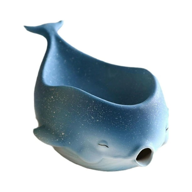 Jabonera de cerámica divertida y creativa Macarena Estuche portátil tiburón ballena