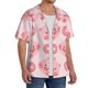 thumbnail image 2 of Fotbe Pigs Head And Donuts Camisa Estampada de Manga Corta para Hombre, Casual de Verano, Estilo Playero, Sin Arrugas-4X-Large, 2 of 5