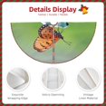 thumbnail image 3 of Fotbe Butterfly Landing On Head Dumpy Frog Pattern Christmas Tree Skirt, Tree Skirts Plush Christmas Decorations, Christmas Tree Skirts Xmas Decorations Holiday Party Decor-30", 3 of 6