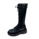 thumbnail image 1 of Zapatos para mujer, con cordones, suela gruesa, tacón grueso, botas altas de caballero para mujer, zapatos para correr, botas vaqueras, 1 of 2