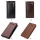 thumbnail image 5 of Cartera larga de lujo Qarigey para hombre con tarjetero clásico y monedero de bolsillo color Café ligero, 5 of 6