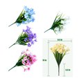 thumbnail image 3 of Advancent Ramo de flores artificiales de múltiples cabezas, decoración del hogar, fiesta resistente, jardín, sala de estar, dormitorio, vacaciones Decoración Rosa Advancent HA084094-03, 3 of 6