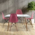 thumbnail image 4 of Set de 4 Sillas y Comedor Mundo In  Sillas JM-1618 Oslo Rosa y Comedor Rectangular, 4 of 10