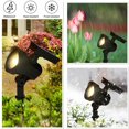 thumbnail image 3 of Mainstays Solar Powered Black LED Landscape Spot Light, 30 Lumens (2-pack), 3 of 9