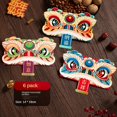 thumbnail image 3 of 6pcs Red Envelopes Spring Festival Chinese New Year Packet Money Greetings Paper Cute Pouch Envelope Packing Cartoon Lucky NO4, 3 of 9
