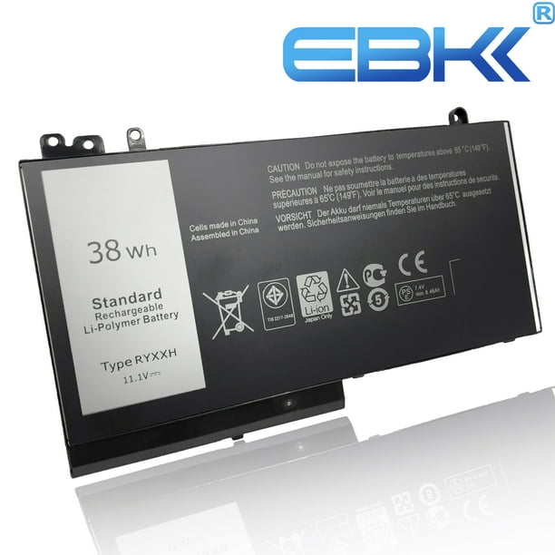 Ryxxh Laptop Battery Compatible Dell Latitude 12 5000 E5450 E5550 E5250 Fits P N Ryxxh 09p4d2 9p4d2 11 1v 38wh Walmart Com Walmart Com