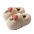 thumbnail image 2 of Nuevos zapatos de algodón de lana eva para mujer, pareja de setas bonitas de suela gruesa para invierno, otoño e invierno, para interiores, gruesos, para el hogar, 2 of 5