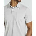 thumbnail image 5 of Real Essentials 3 Pack: Men's Short Sleeve Pocket Polo Shirt Dry-Fit Performance Tactical Golf (Available In Big & Tall), 5 of 7