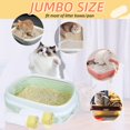 thumbnail image 4 of Cat Litter Bags Litter Box Lliners Large Jumbo Drawstring Pet Pan Liners Kitty Litter Box Bag 40Pcs 17.71" x  37", 4 of 8